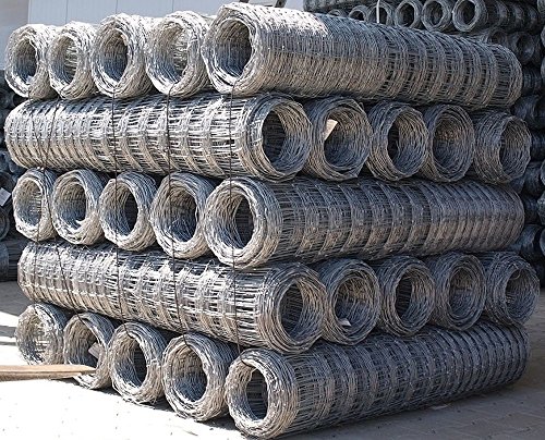 Wildzaun 50m Forstzaun Weidezaun Drahtzaun Knotengeflecht 180cm 3 Größen (180/13/30)