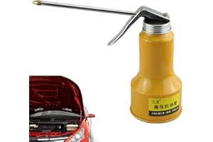 Vigcebit Oil Hand Pump,Lubrication Hand Sprayer | High Pressure Manual Pump with Long Flex Spout, Lube Dispenser Oiler Can, Can Bottle for, Bikes & Machines