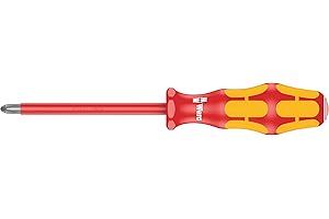 Wera 162 i PH Kraftform Plus Lasertip VDE Insulated Screwdriver, Phillips 2 x 100 mm, 05006154001