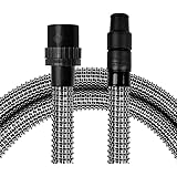 PRIMEBAG Gewebeschlauch 5m Für Flex Staubsauger - Mit Stahlfeder, Robust & Flexibel