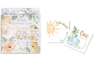 RSW INTERNATIONAL Hugs and Kisses 28 Baby Milestone Cards