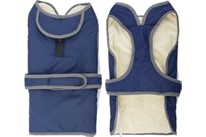 Kismaple Cappotto per cani riflettente Impermeabile Giacca inverno Fodera in pile vestiti per cucciolo Cani di piccola