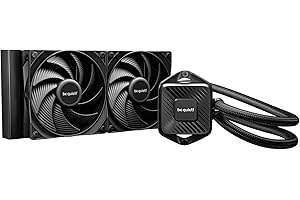 be quiet! Pure Loop 3 240 mm All-in-One-Wasserkühlung für leicht übertaktete AMD/Intel-Systeme, 2x Pure Wings 3 120 mm PWM high-speed Lüfter, hoher statischer Druck, flüsterleise PWM-Pumpe
