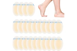 MIMIROOM 24 Pezzi Cerotti Vesciche Piedi, Cerotti per Vesciche Piedi, Cerotti Vesciche Tallone, Impermeabile Invisibile Blister Cuscino Cerotti Vesciche Piedi, Piede e Protezione della Pelle