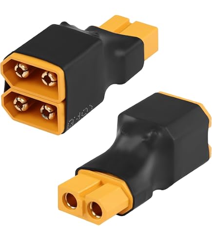 2 Stück EC2-Stecker Parallelkabel Für RC LiPo-Batterien – Y-Adapter, 10 Cm