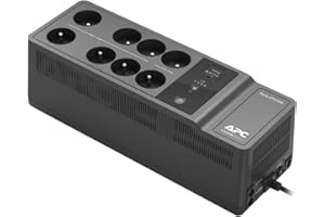 ‎APC APC by Schneider ElectricBack-UPS Essential BE850G2-FR – Überspannungsschutz-Wechselrichter mit 850 VA Back-UPS (8 Steckdosen, Überspannungsschutz, 2 Schnellladeanschluss USB Typ A und Typ-C)