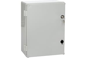 ELEKTRO-PLAST Armadio di distribuzione con serratura UNI-1, 400 x 300 x 160 mm, alloggiamento industriale a vuoto, 43.1 IP65 5719, in policarbonato, blu