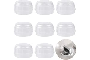 Dadabig 8pcs Couverture De Bouton Transparent, Protections Du Couvercle Du Bouton De Sécurité Couverture De Bouton Four Protections Du Bouton Poêle Pour Protection Sécurité De Enfants