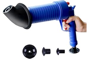 SYH&AQYE Desatascador de inodoro, desatascador de alta presión, removedor de obstrucciones, limpiador de bomba, abridor de herramientas, limpieza de tuberías, dragado de agua, baño, ducha, bañera, fregadero