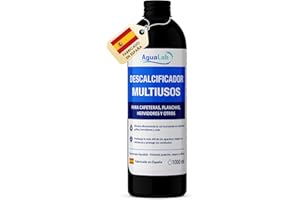 Agualab Descalcificador Cafetera 1 Litro | Origen Natural, Sin Fragancia | Elimina Cal Incrustada | Compatible con Cafeteras Delonghi, Nespresso, Dolce Gusto y mas