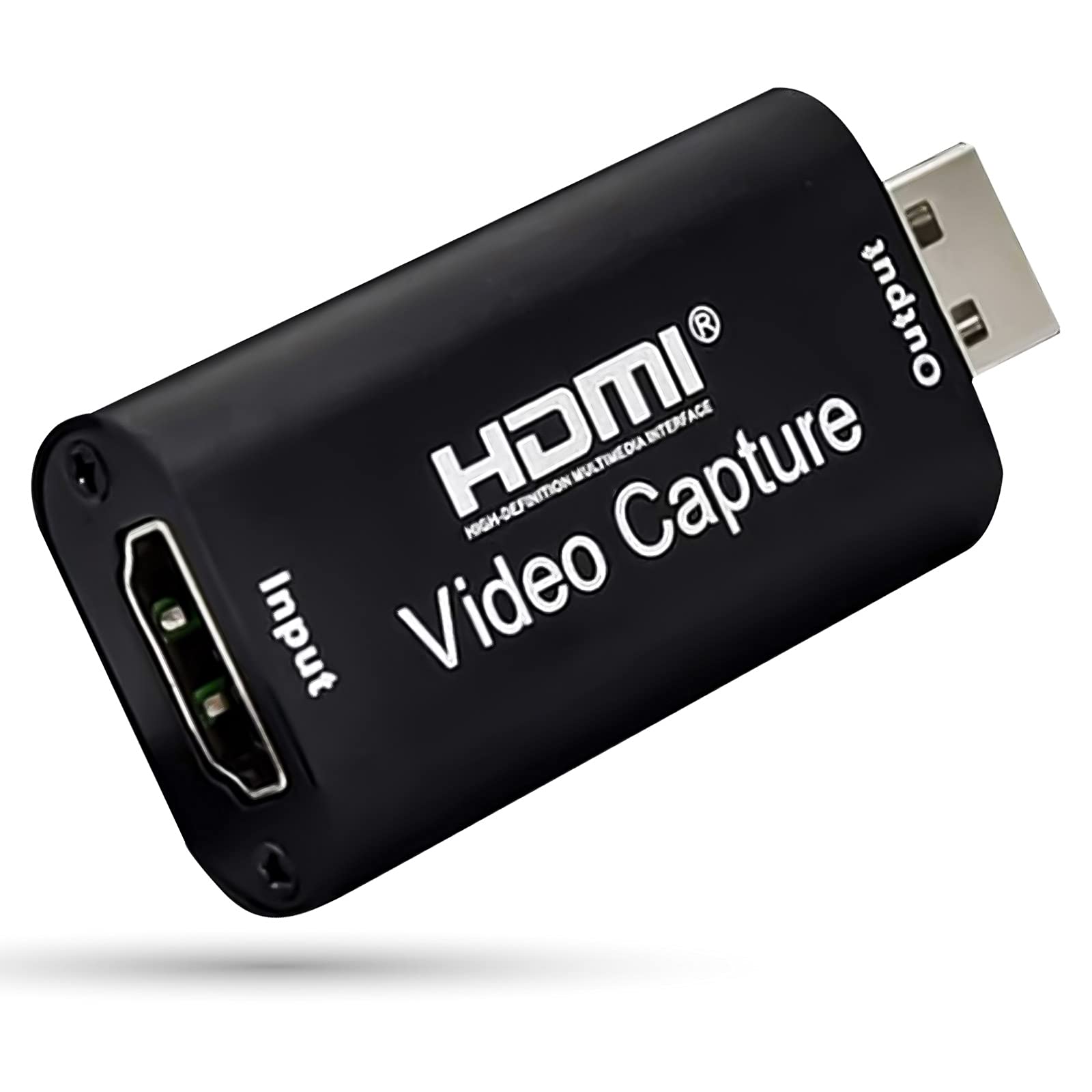 HBAVLINK USB 3.0 HDMI Capture Card, 1080p 60Hz Video Adapter for Gaming Streaming, Compatible With Nintendo Switch, PS5, PS4, Xbox One, Xbox Series X/S, DSLR Camera