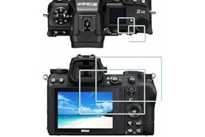 ULBTER Top + osłona ekranu do aparatu Nikon Z6 III Z 6III Z6III Z6 III [2 + 2 sztuki], twardość 0,3 mm 9H osłona ze szkła hartowanego, odporna na zarysowania, odporna na odciski palców, zapobiegająca