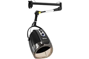 PHYSA WELLNESS & LIFESTYLE physa Casque coiffeur mural avec fonction ionique 1 000 W 70 °C - Casque coiffure Séchoir casque Casque sèche-cheveux professionnel