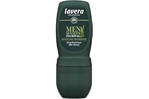 lavera Men sensitiv dezodorant w kulce – ochrona 48 h – bez aluminium – niezawodny w przypadku sportu – wegański – naturalny kosmetyk – 50 ml
