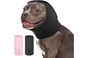 AOFITEE Gehörschutz Hund Groß, Haustier Lärmschutz Ohrenschützer für Hunde, Wärmer Gehörschutz Hund Lärmschutz für Hundeohren, Einstellbare Ohrenschützer für Angst Relief Silvester, Gewitter, Blutohr