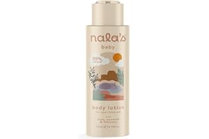 Nala's Baby Body Lotion | Award-winning | 99% Natural | Dermatologically-tested and Paediatrician-approved | Nourishing Blend of Soothing Oat and Coconut Oil | Vegan | 400ml | Nalas Baby