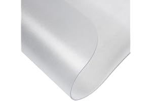 ‎ERGO OFFICE Ergo Office Przezroczysta Mata Podłogowa pod Krzesło, Ochronna Podkładka pod Fotel Biurowy, Obrotowy, Antypoślizgowa, Prostokątna Mata Chroniąca Podłogi przed Zarysowaniem o Wymiarach 120 x 90