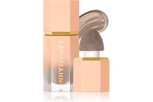 HOPHAT Liquid Contour Stick -Built-in Sponge Tip Sculpted Complexion Wand Contour Waterproof Long Lasting Natural Bronzer Smooth Face Highlighter Beauty Contour Stick (# 102, 1)