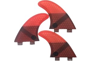 UPSURF FCS Tavola Da Surf 3pinne Pinne Da Surf In Vetroresina Favo Lana Di Vetro Thruster Set