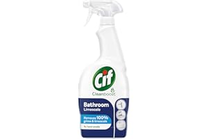 Cif Cleanboost Bathroom Spray 100% grime & limescale removal for cleaning ceramic, chrome, enamel, plastic and stainless-steel surfaces 700 ml
