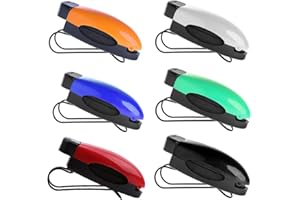 MACHSWON 6 Pieces Auto Car Vehicle Sun Visor Clip Holder Sunglasses Holder for Car in 6 Colors for Sunglasses, Eyeglasses Mount Ticket Card Clip Glasses Holder Clip Holder for Car Accessories (Classic Color)