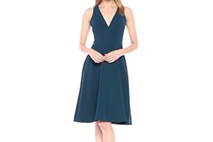 Dress the Population Sukienka Kobiety CATALINA SOLID SLEEVELESS FIT & FLARE MIDI DRESS