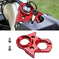 JESTOP Ignition Key Switch Cover, Key Set Ignition Lock Cylinder Cover for Sur Ron Light Bee X/S & Segway X160/X260, Dirt Bike Key Ring Cover Trim Decorative Cover Decor Plate (Red)