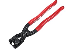 HAUTMEC Nail Puller Remover Tool, 200mm(8 Inch) High Leverage End Cutting Pliers, Anti-Slip Grip, CRV Steel End Cutting Nippers Tool for Pulling or Cutter Nails, Small Bolts and Wires, HT0466-UK
