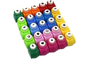 MSYU 25 perforatrices à papier pour loisirs créatifs Mignonnes, tendance Outil à embossage pour réalisation de cartes, scrapbooking