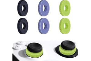Penitue 6pcs Precision Rings for Gaming Controllers, Sponge Ring Gaming Thumbstick Control Aim Assist Accessory Compatible with PS4, PS5, PS Portal, Xbox One, Playstation 5