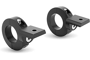 Alchemy Parts Motorbike Spotlight Fog Light Brackets Universal Mounting Tube Driving Light Clamps for 22mm to 28mm (7/8" to 1 1/8" inch) Engine Crash Bars 2Pcs