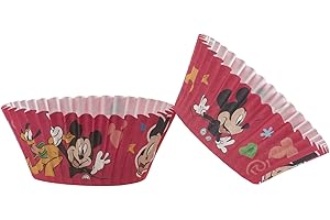 Dekora 339263 - Pirottini per cupcake, motivo: Topolino Disney, 25 pezzi