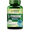 Himalayan Organics L-Tyrosine Supplement Supports Cognitive Health | Improves Metabolism | Healthy Nervous System (120 Capsules)