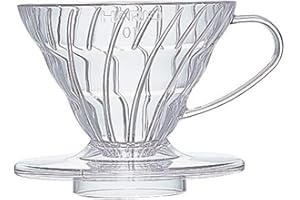 HARIO V60 Plastic Coffee Dripper, 400 mililiter, Size 1