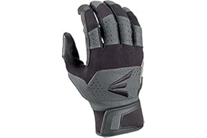 Easton GRIND Batting Gloves, Pair, Adult, Baseball Softball, X-Tack Palm for Exceptional Grip, Pittards Oiltac Palm Pad - Extra Comfort with Bat Handle and Knob, Neoprene Wrist Strap
