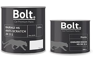 Bolt Spray Premium Paint - KIT BARNIZ + CATALIZADOR HS 2:1 NORMAL 2K BOLT 750 ML