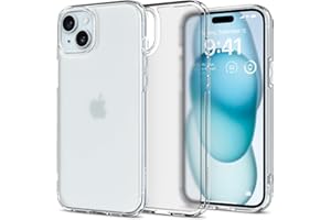 Spigen Etui na telefon komórkowy iPhone 15 Ultra Hybrid [Anti-Yellowing] Case etui na telefon komórkowy etui ochronne przezroczyste cienkie cienkie cienkie etui na telefon komórkowy