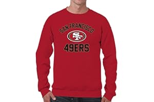 Team Fan Apparel NFL Adult Gameday Football Crewneck Sweatshirt - Cotton Blend - Stay Warm, Comfortable & Stylish on Game Day