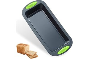 YUNXCNA Moule à pain en Silicone, 27,8x12,1x6,3cm, Réutilisable Moulle à cake Rectangulaire Anti, Gris foncé Mini Moule à Cake Silicone, Moulle pour Patisserie, pour la Cuisson du Pain,Des Gateaux,Des Toasts