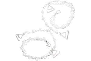 SOIMISS 1 Paire Cristal Perles Soutien- Gorge Bretelles Soutien- Gorge Tops Bandoulière Anti Slip Amovible Soutien- Gorge Ceinture Remplacement pour Soutien- Gorge Tops Robe