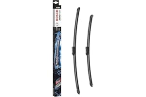 Bosch Aerotwin A298S - Front Windscreen Wipers - Set of 2 Replacement Blades - Comes with Pre-assembled Adapter - 2 Blades, 600 mm / 500 mm - Only for Right-Hand Drive (UK)