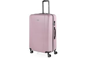 ITACA - Maletas Grandes De Viaje Rígidas Ligeras con 4 Doble Rueda 360° Maleta Grande 23 Kilos Alta Resistencia Maleta XL Duradera, Rosa