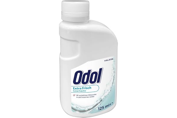 Odol-med 3 rince-bouche extra frais, 125ml, Saveur Rafraîchissante, Sans alcool