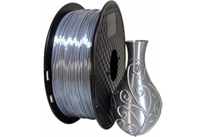CC3D Jedwabne Srebrny filament PLA 1,75 mm 1KG Szpula filamentu drukarki 3D Materiał drukowania 3D Jedwabiście błyszczący metaliczny srebrny metalowy filament PLA Jedwab Srebrny kolorze srebrnym