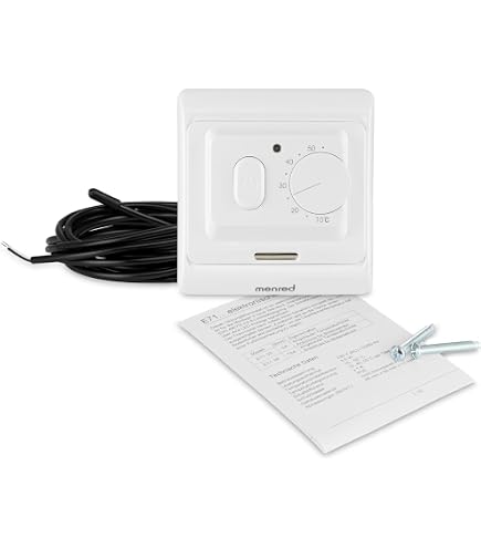 Thermostat Mécanique ME720 3A/16A 230V - Pour Chauffage Au Sol, Radiateurs (plage 5-40°C)