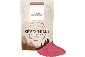 Sevenhills Wholefoods Organic Beetroot Powder 200g - Natural Food Colouring - Superfood - Vegan, Kosher, Non-GMO