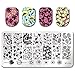 BORN PRETTY 5 PCs Nail Art Stamp Template Image Manicure Plates BP-L026-030