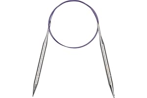Coopay Aiguilles à Tricoter Circulaires 100 cm, 9,0 mm en Acier Inoxydable avec Câble Flexible
