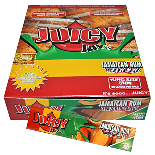 Juicy jay's cartine King Size Slim Rum - 24 Libretti