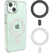 AUROX Compatible Con Base MagSafe Para IPhone 16, 15, 14, 13, 12, Placa Base Magnética, Diseñada Para Agarre De Enchufe Pop Y Soporte De Anillo De Teléfono, Carga Inalámbrica Extraíble, (plateado